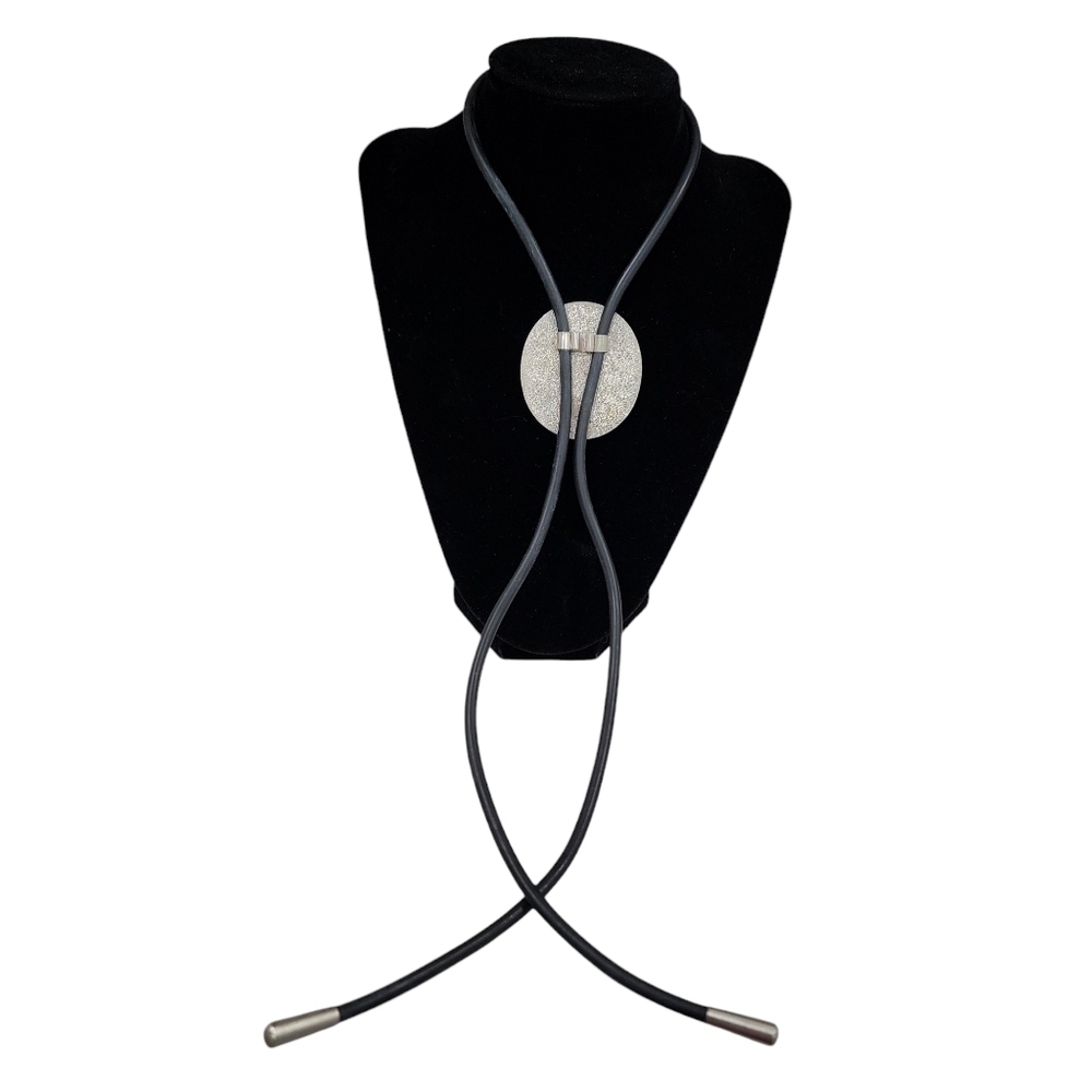 VINTAGE ACME STUDIO "CIRCULUS" BOLO TIE BY ETTORE SOTTSASS - Picture 8 of 9